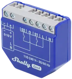Shelly Dimmer 0/1-10V PM Gen4 - WiFi- ja Zigbee 0-10 V -ohjain - 3