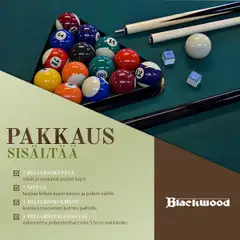 Blackwood Biljardipöytä Basic 6' - 4