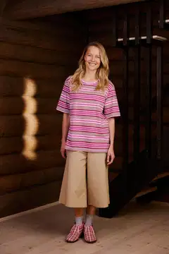 Reino&Aino naisten T-paita Aino - Striped - 4