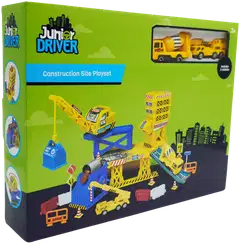 Junior Driver 40-osainen rakennustyömaa-leikkisetti - 1