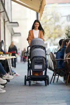 Hauck tuplarattaat Atlantic Twin harmaa - 46