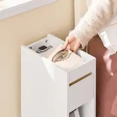 SoBuy yöpöytä valkoinen FBT163-WN - 6