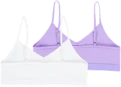 House lasten bralette-toppi 230H082506 2-pack - Lilac/white - 2