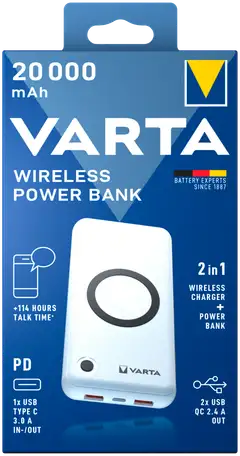 Varta langaton varavirtalähde 20000mAh - 1