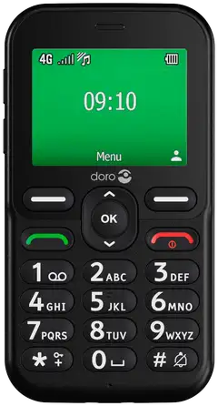 Doro Leva E11 musta/valkoinen matkapuhelin - 1