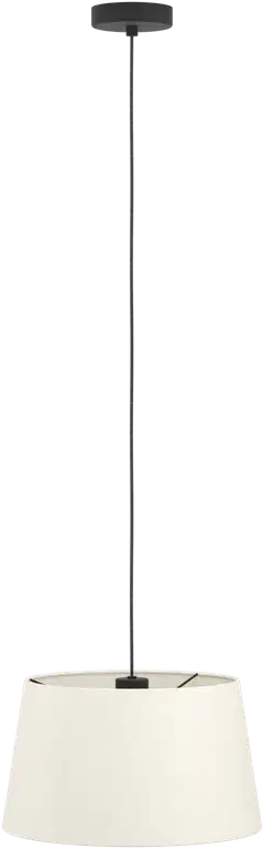 EGLO riippuvalaisin Febres E27 musta/valkoinen - 2