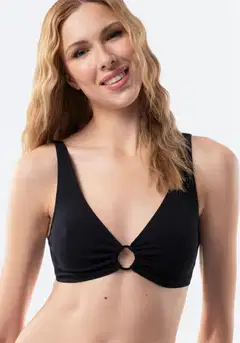 TEX naisten bikiniyläosa I275906 - BLACK 1 - 1