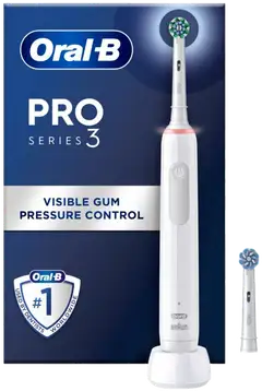 Oral-B Sähköhammasharja Pro Series 3 Valkoinen Braun-tekniikalla - 1