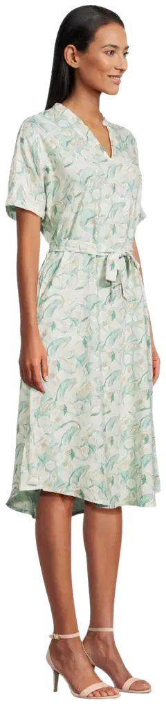 London Fog naisten pellavasekoitemekko 218L261707 - Multicolor - 4