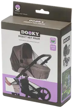 Dooky Hyönteisverkko Vaunuihin Musta - 1