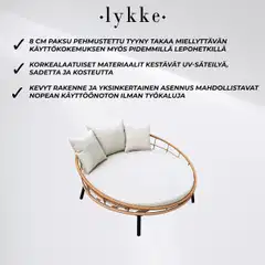 Lykke aurinkosänky deluxe - 3