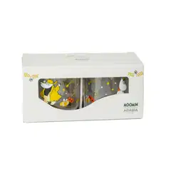Moomin Arabia Muumi juomalasi  Lahjana Rakkaus 30cl  2kpl - 2