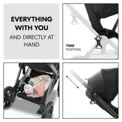 Hauck yhdistelmävaunut Comfort N Care Set 0-25 kg musta - 27