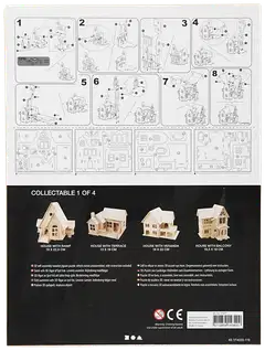 Creativ Company 3d-palapeli talo parveke miniatyyri - 3