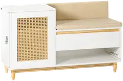 SoBuy kenkäpenkki valkoinen FSR128-W - 3