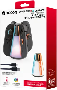Nacon Switch 2 Quadpro RGB -latausasema - 1