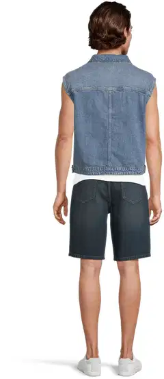 WKLY. miesten farkkuliivi 194W042605 - Mid-blue denim - 3