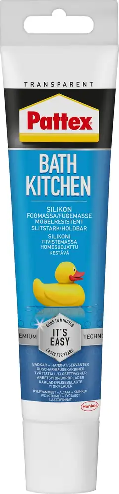 Pattex silikonimassa 50ml tuubi Bath&Kitchen transparent - 3