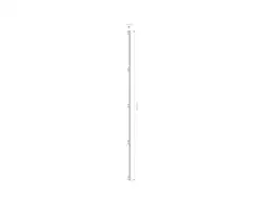 Näkösuoja ritilä, tumman harmaa, 179x80x2cm - 3