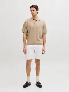 JJ REBEL miesten shortsit Jrebricky - WHITE - 3