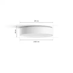Philips Hue Enrave -kattovalaisin 10W 2200-6500K 1220LM pieni valkoinen - 3