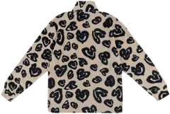 House nuorten fleecetakki kierrätyspolyesteriä sydänkuviolla - BEIGE - 2