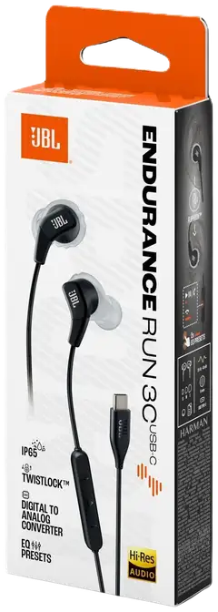 JBL langalliset Sport nappikuulokkeet USB-C liitännällä Endurance Run 3C musta - 7