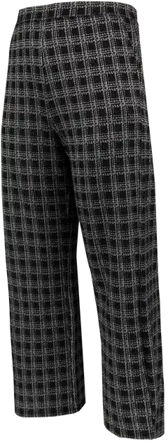 House naisten buklee-kankaiset housut 222HP40267, D-mitoitus - Black&grey - 2