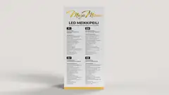 Waltter Magic Mirror LED meikkipeili langattomalla latauksella ja kaiuttimella kulta - 4