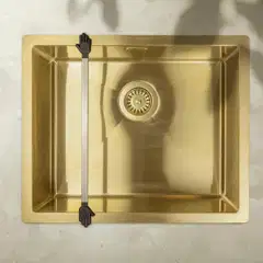 Happy Sinks Wunderbar – Laajennettava tiskiteline ruostumattomasta teräksestä, 40–70 cm - 5