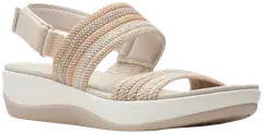 Clarks Arla Stroll naisten sandaali - Beige Combi - 1