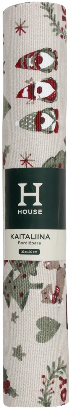 House kaitaliina Christmas Santa 33x120cm - 2
