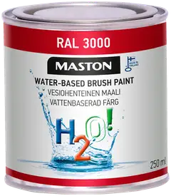 Maali H2O! RAL3000 Tulenpunainen 250ml - 1