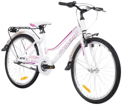 Insera Cindy 24" lastenpyörä 3-vaihdetta runko 35 cm valkoinen - 2