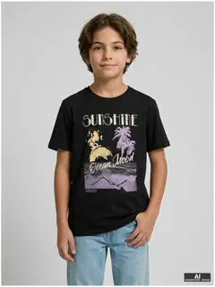 JJ Rebel lasten t-paita - BLACK - 2