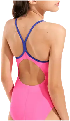 arena lasten uimapuku Light Drop Solid - Shocking Pink-Eyeblush - 5