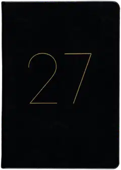 Vuosikalenteri 2027 musta - 1