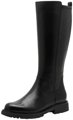 Jana shoes naisten nahkasaapas 25702 - BLACK - 1