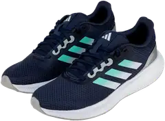 adidas naisten juoksukengät Run Falcon - blue green - 1