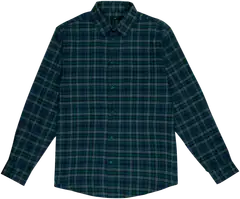 House miesten ruudullinen kauluspaita 194H282509 - Blue check - 1