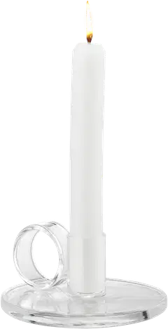 Muurla kynttilänjalka Loop kirkas 5,5cm - 3