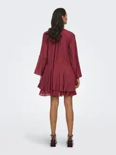JDY naisten mekko Jdyharper - Oxblood Red - 5