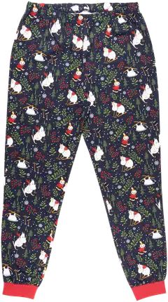 Muumi miesten pyjama Otso Hiihtoretki 593721 - tummansininen - 2