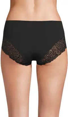 Actuelle naisten hipster-alushousut 210A332626 - Black - 3