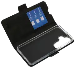 Wave Book Case, Samsung Galaxy S26 5G, Musta - 4