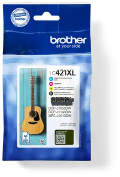 Brother mustepatruuna LC421XL BK/C/M/Y - 1