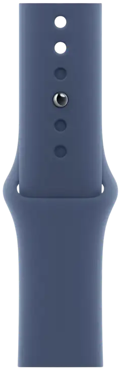 Apple Watch SE GPS 40mm hopeinen alumiinikotelo, denim Sport ranneke - S/M - MXEC3QN/A - 3