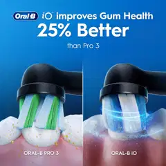 Oral-B iO3 -sähköhammasharja, Giftset, musta, 4 vaihtoharjaa, Matkakotelo - 4