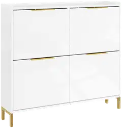SoBuy kenkäkaappi valkoinen FSR206-GW - 3