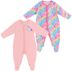 Ciraf vauvojen pyjama 250b242930 2-pack - unicorn aop / crystal rose - 1